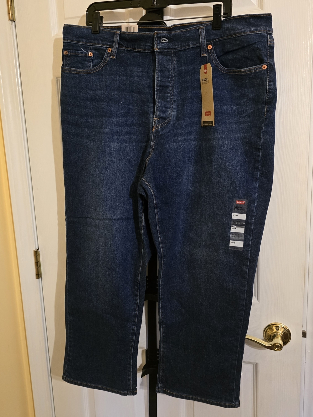 Levi's Women's Dark Wash Wedgie Straight High Rise Jeans